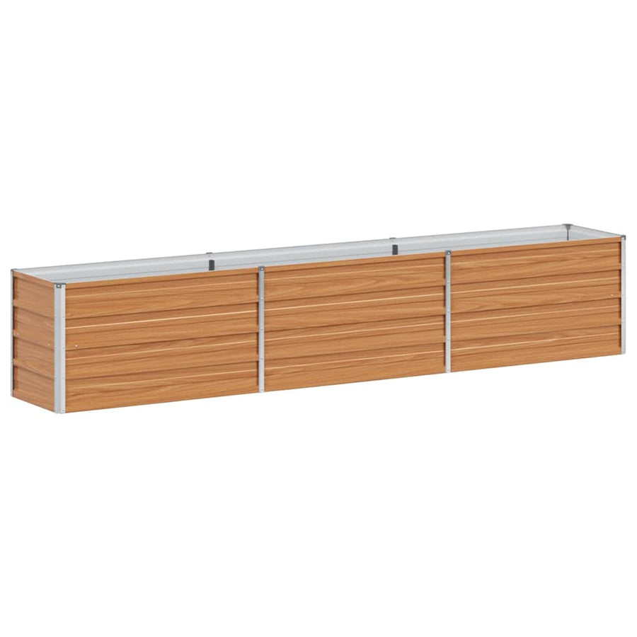 Verhoogde plantenbak Licht Bruin 240 x 40 x 45 cm