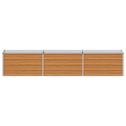 Verhoogde plantenbak Licht Bruin 240 x 40 x 45 cm