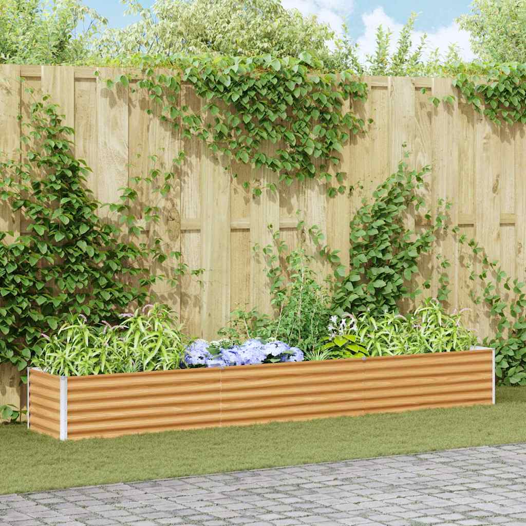 Verhoogde plantenbak 290 x 50 x 36 cm Gegalvaniseerd staal