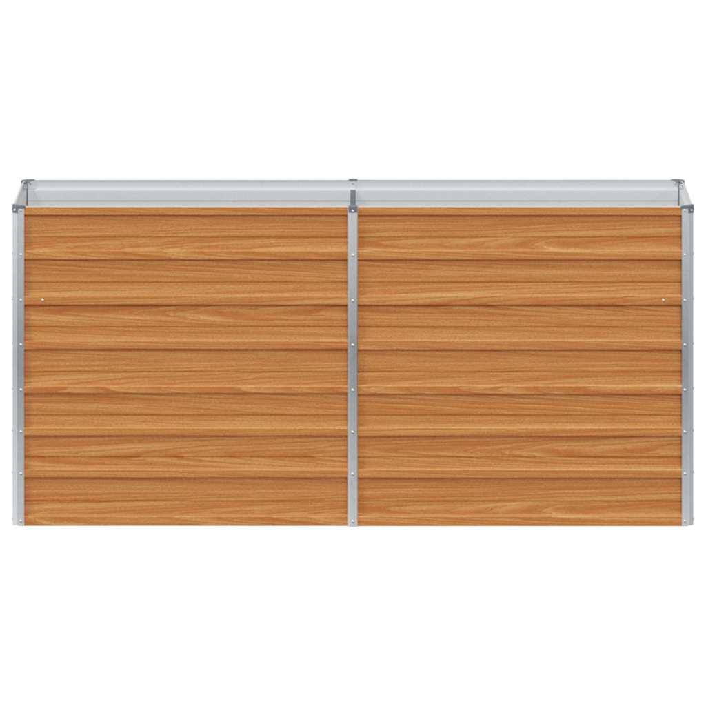 Verhoogde plantenbak Licht Bruin 160 x 40 x 77 cm