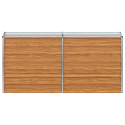 Verhoogde plantenbak Licht Bruin 160 x 40 x 77 cm