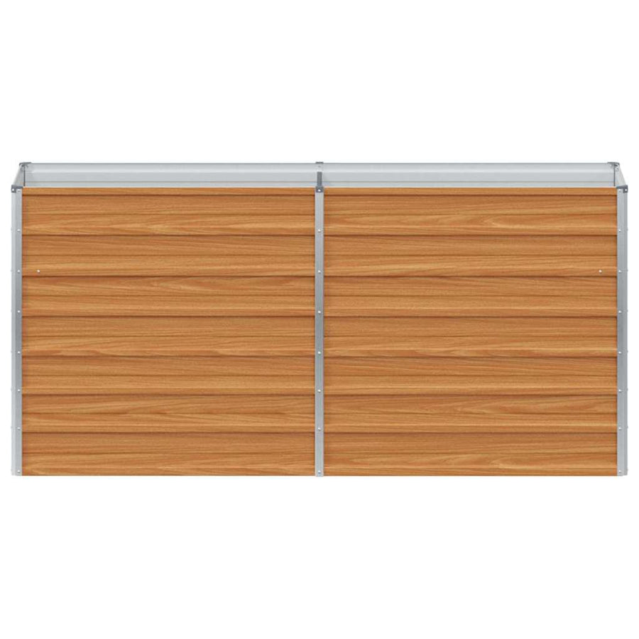 Verhoogde plantenbak Licht Bruin 160 x 40 x 77 cm