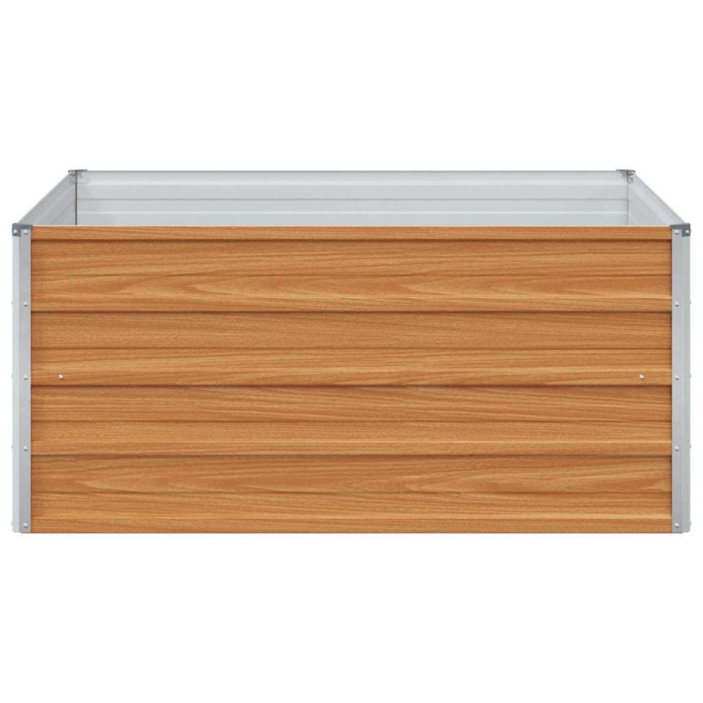 Verhoogde plantenbak Licht Bruin 100 x 100 x 45 cm