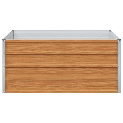 Verhoogde plantenbak Licht Bruin 100 x 100 x 45 cm