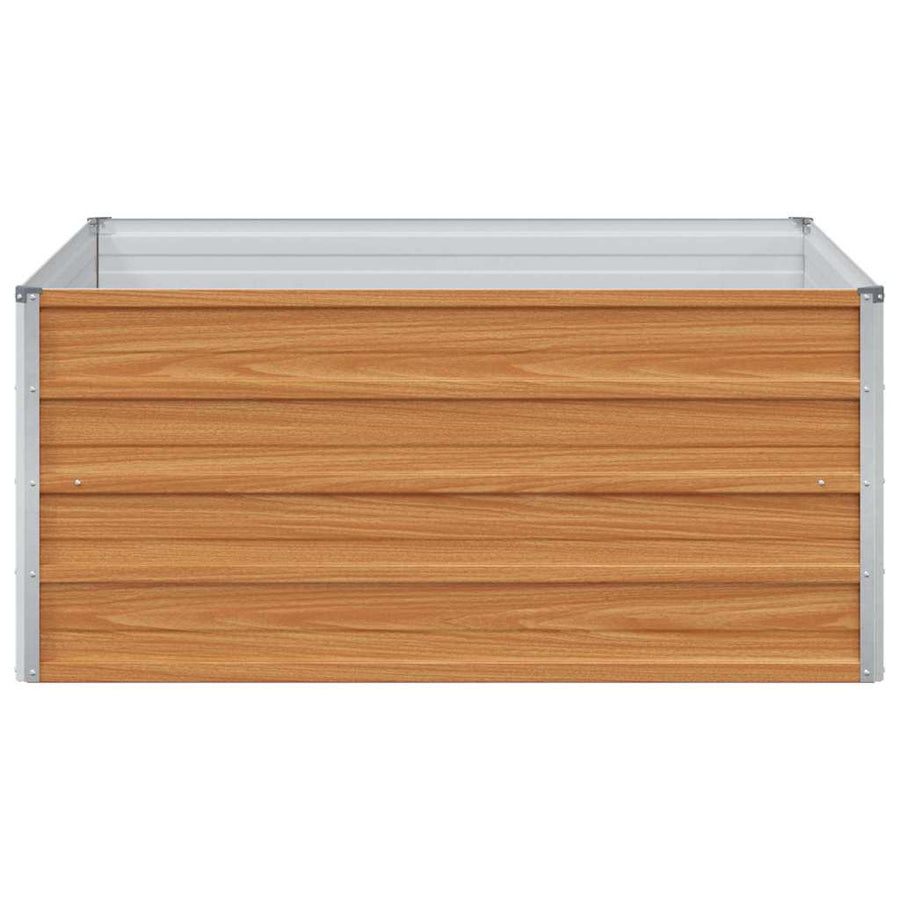 Verhoogde plantenbak Licht Bruin 100 x 100 x 45 cm