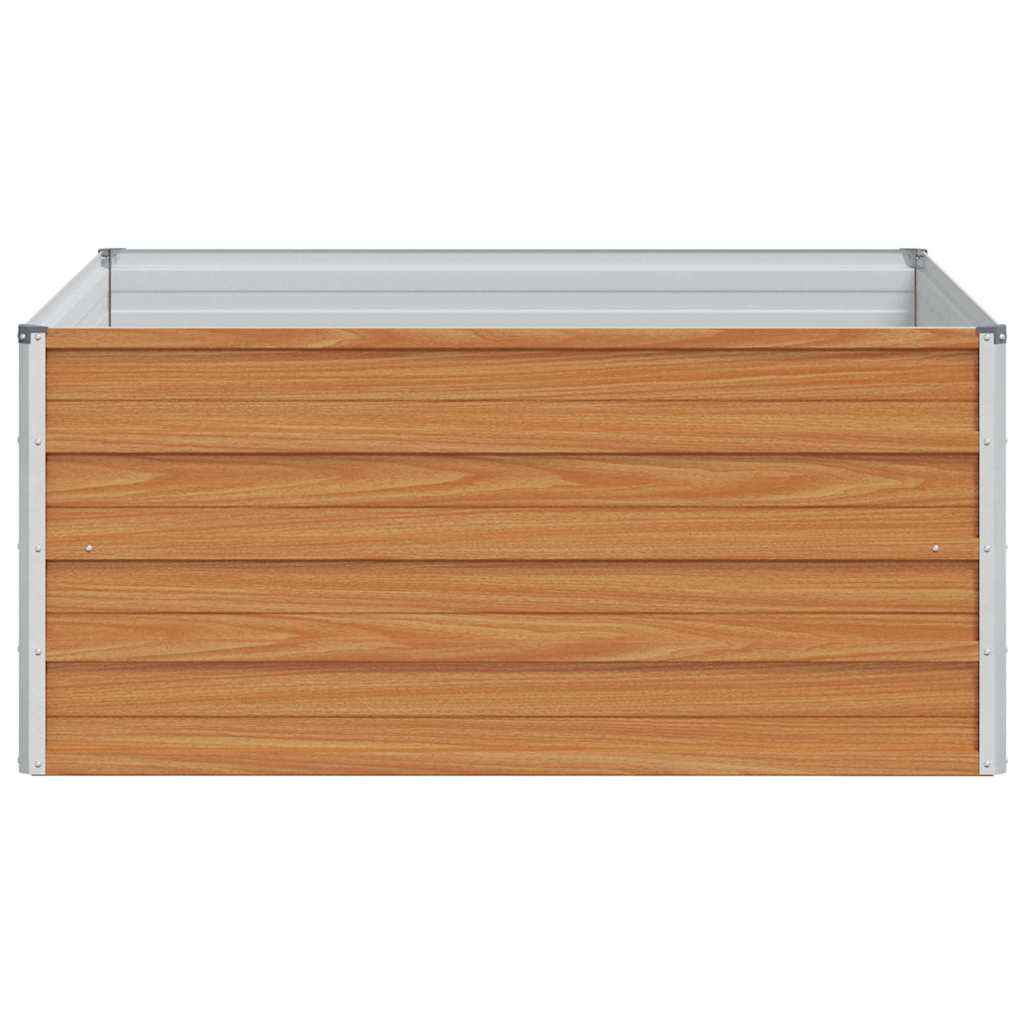 Verhoogde plantenbak Licht Bruin 100 x 100 x 45 cm