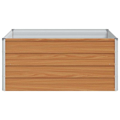 Verhoogde plantenbak Licht Bruin 100 x 100 x 45 cm