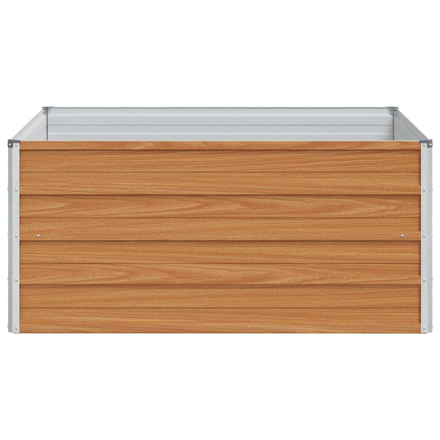 Verhoogde plantenbak Licht Bruin 100 x 100 x 45 cm