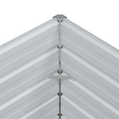 Verhoogde plantenbak Licht Bruin 400 x 80 x 77 cm