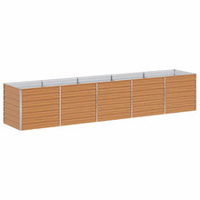 Verhoogde plantenbak Licht Bruin 400 x 80 x 77 cm