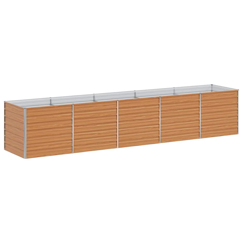 Verhoogde plantenbak Licht Bruin 400 x 80 x 77 cm