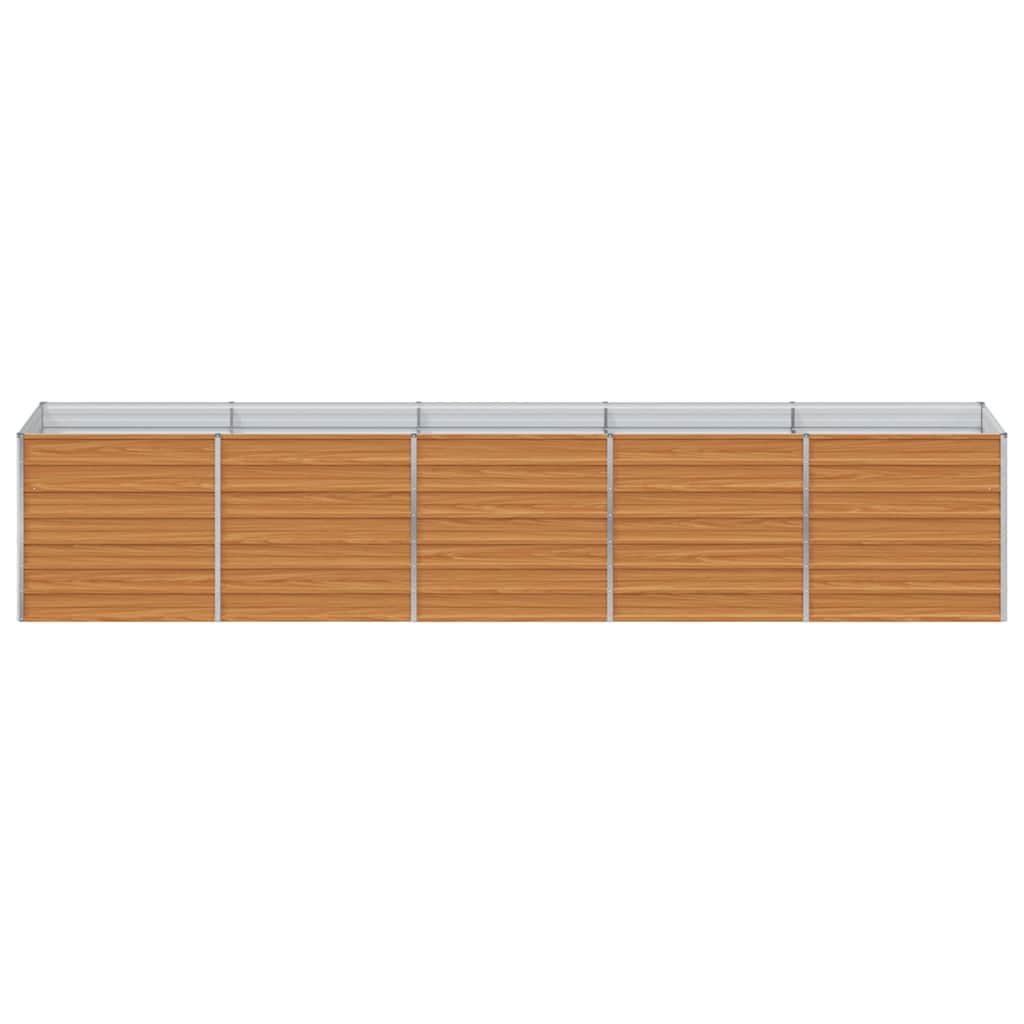 Verhoogde plantenbak Licht Bruin 400 x 80 x 77 cm