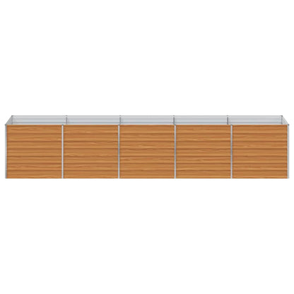 Verhoogde plantenbak Licht Bruin 400 x 80 x 77 cm