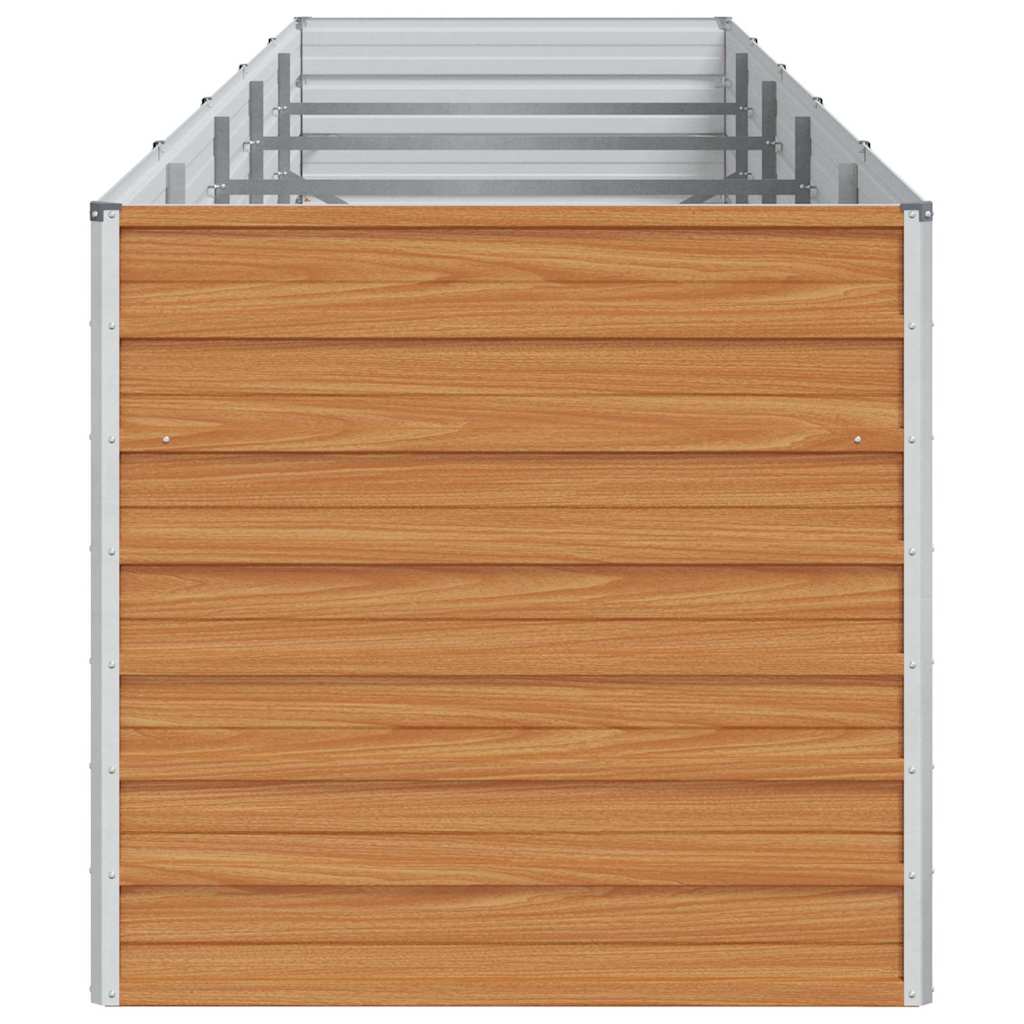 Verhoogde plantenbak Licht Bruin 400 x 80 x 77 cm