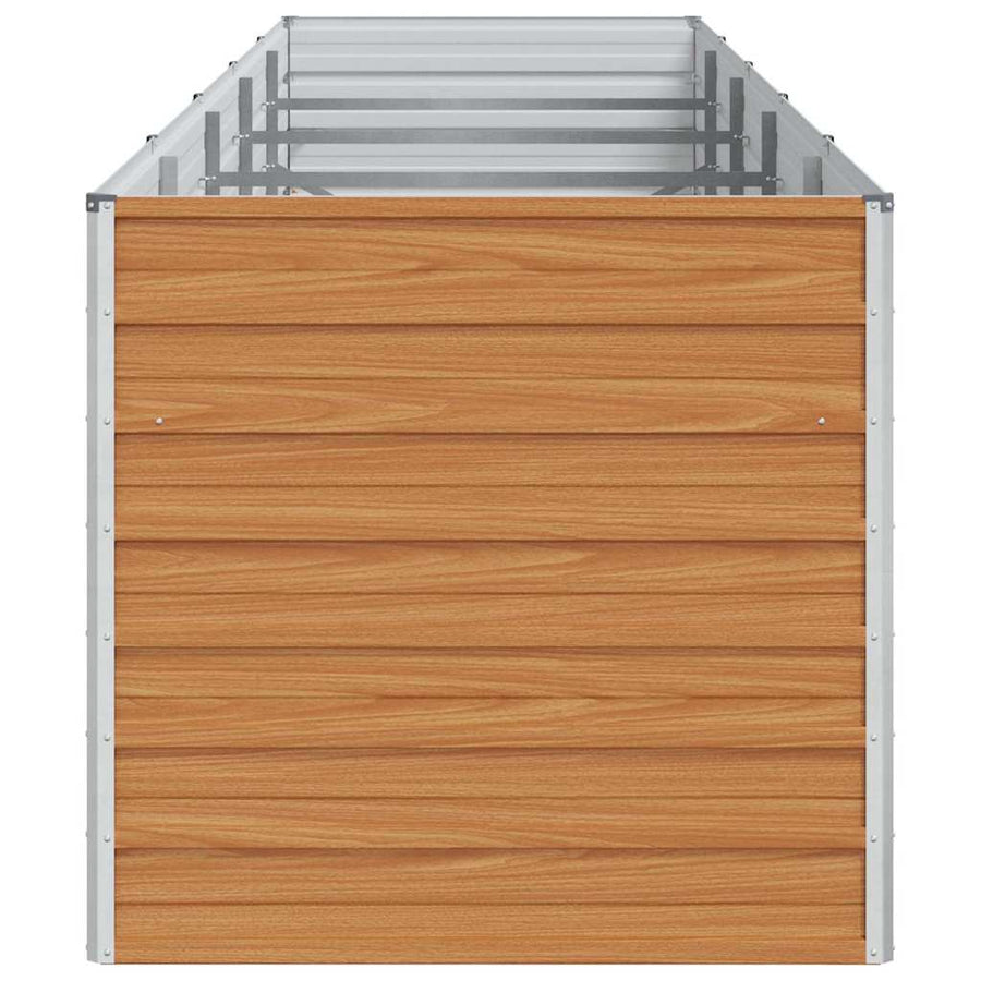 Verhoogde plantenbak Licht Bruin 400 x 80 x 77 cm