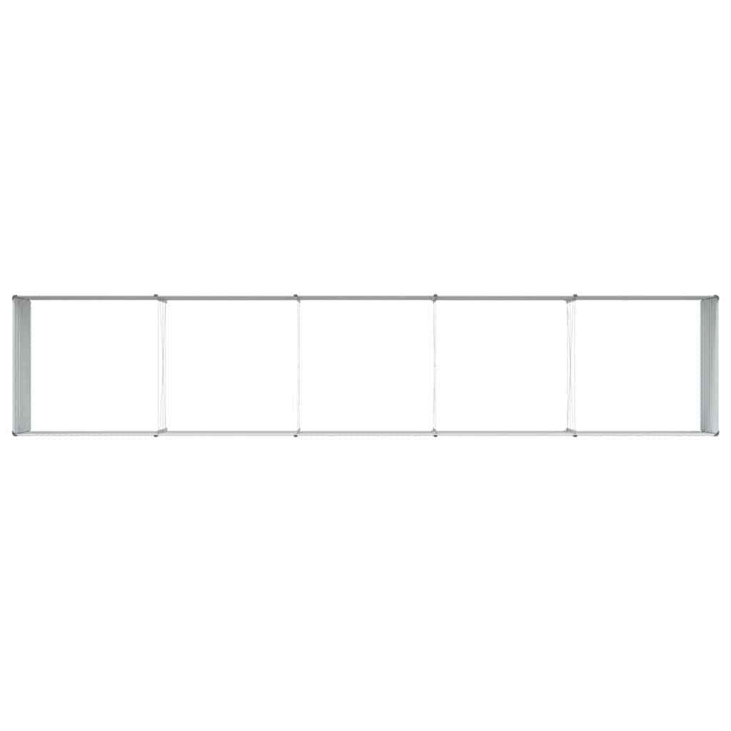 Verhoogde plantenbak Licht Bruin 400 x 80 x 77 cm