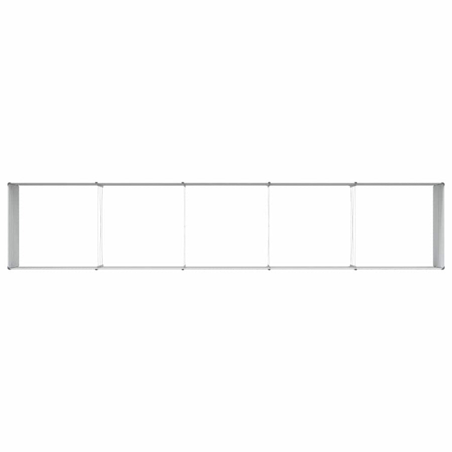 Verhoogde plantenbak Licht Bruin 400 x 80 x 77 cm