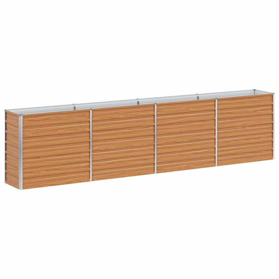 Verhoogde plantenbak Licht Bruin 320 x 40 x 77 cm
