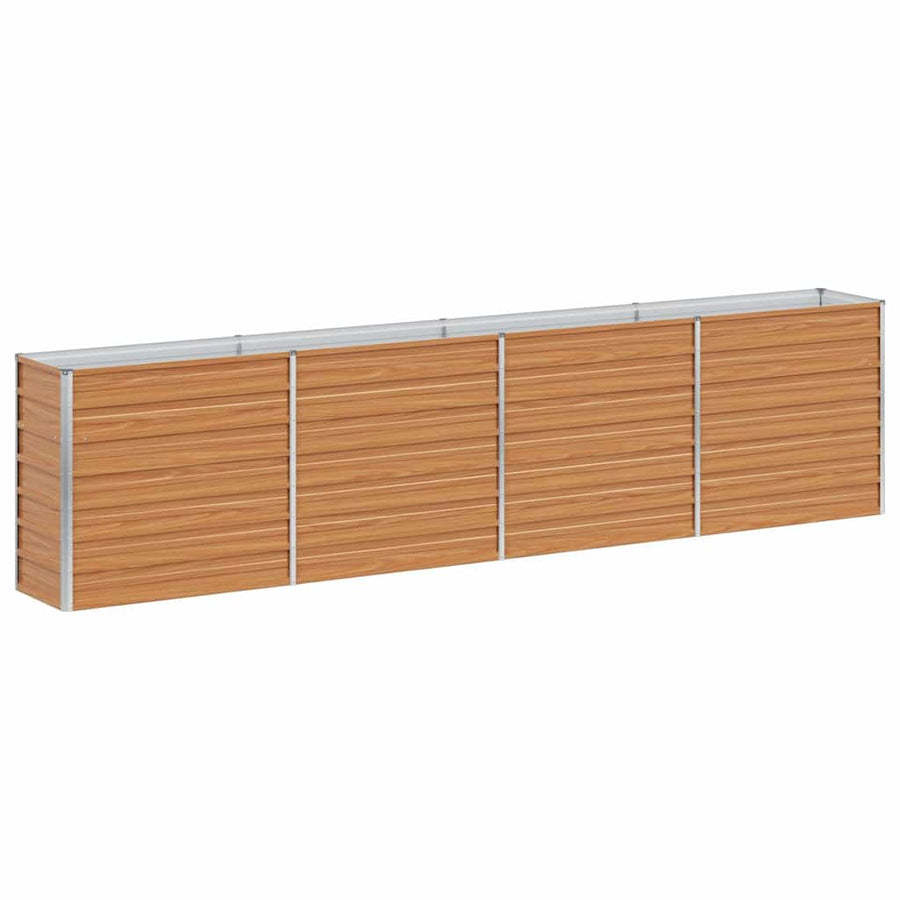 Verhoogde plantenbak Licht Bruin 320 x 40 x 77 cm