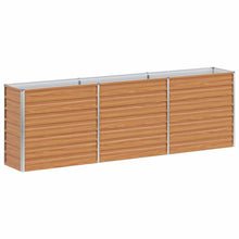 Verhoogde plantenbak Licht Bruin 240 x 40 x 77 cm