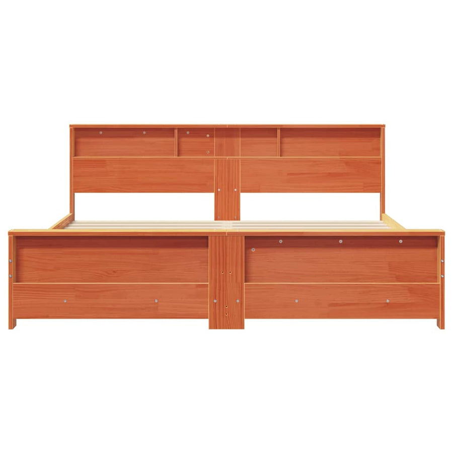 Bedframe Wasbruin 180 x 200 cm Massief grenenhout