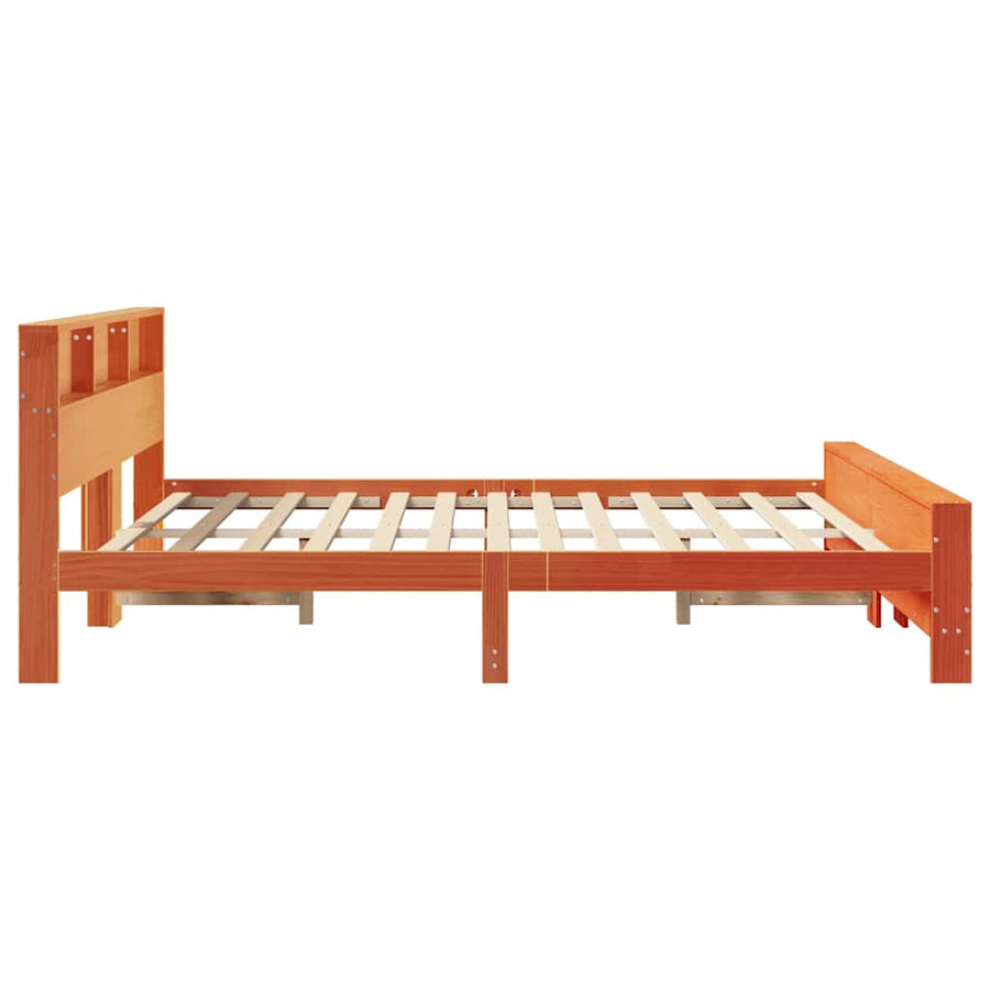Bedframe Wasbruin 180 x 200 cm Massief grenenhout