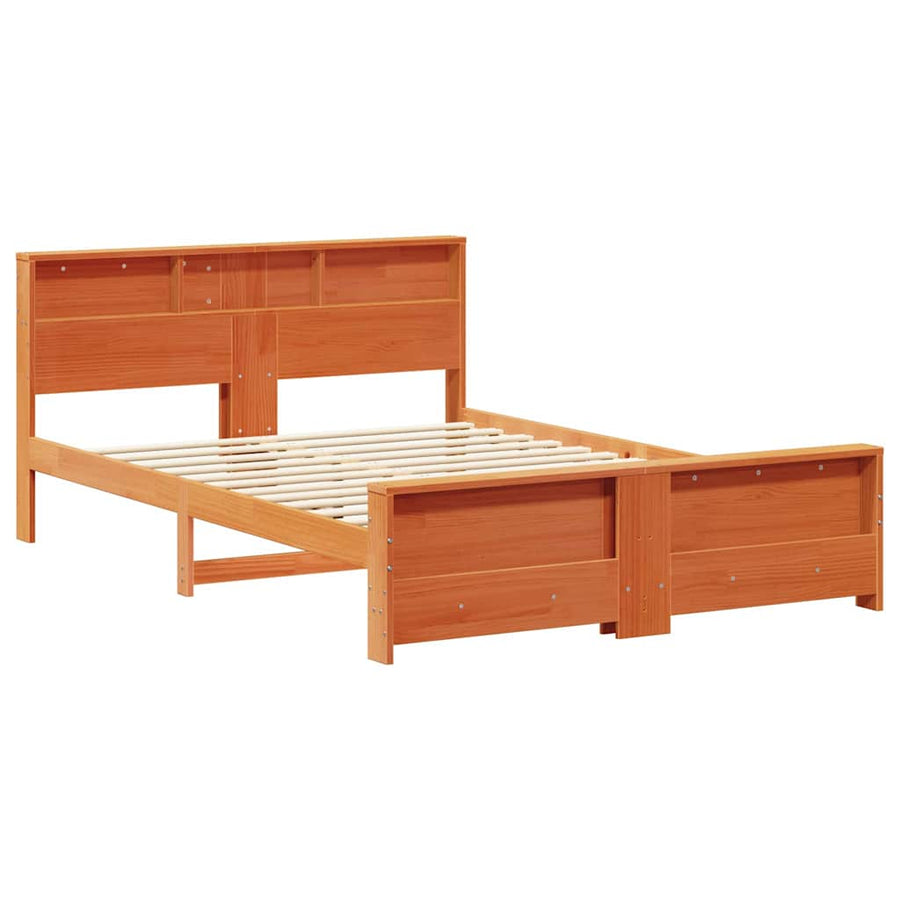 Bedframe Wasbruin 160 x 200 cm Massief grenenhout