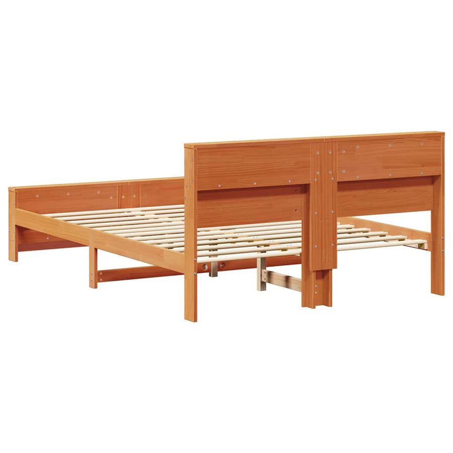 Bedframe Wasbruin 160 x 200 cm Massief grenenhout