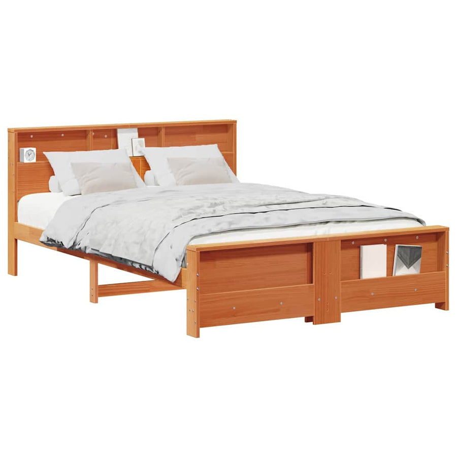 Bedframe Wasbruin 160 x 200 cm Massief grenenhout