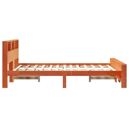 Bedframe Wasbruin 160 x 200 cm Massief grenenhout