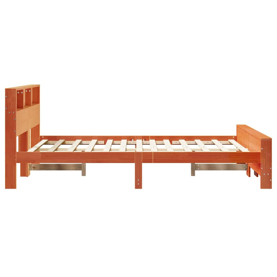 Bedframe Wasbruin 160 x 200 cm Massief grenenhout
