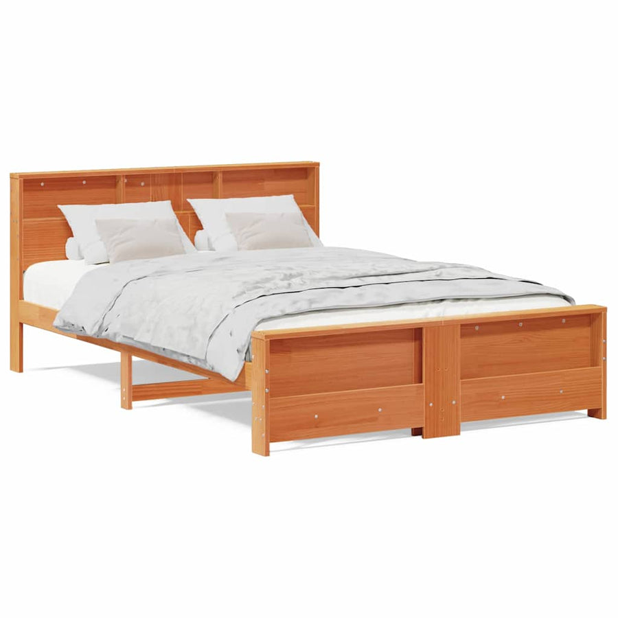 Bedframe Wasbruin 160 x 200 cm Massief grenenhout