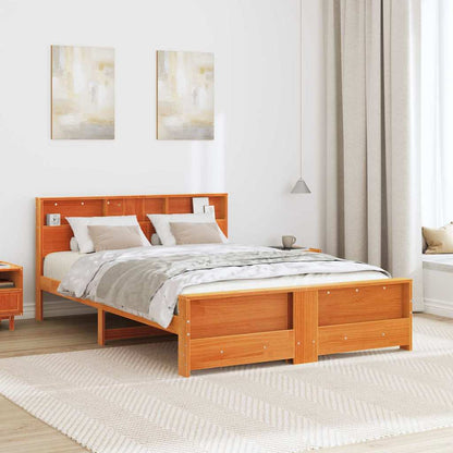 Bedframe Wasbruin 150 x 200 cm Massief grenenhout