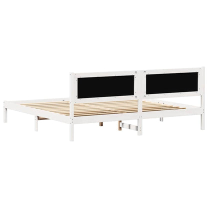 Bedframe met hoofdeinde Lichtgrijs 200 x 200 cm Stof
