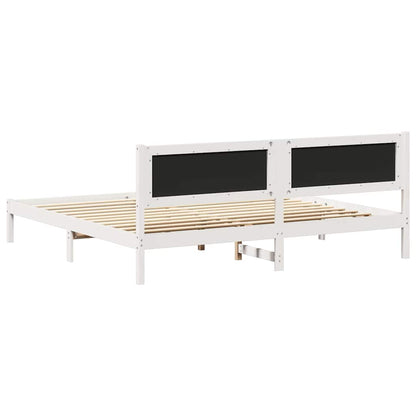 Bedframe met hoofdeinde Lichtgrijs 200 x 200 cm Stof