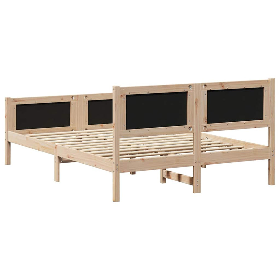 Bedframe met hoofdeinde Taupe 160 x 200 cm Stof