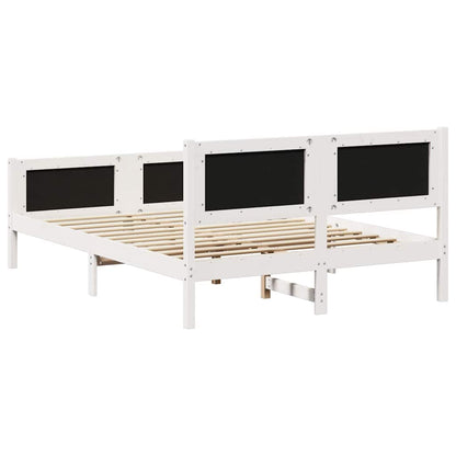 Bedframe met hoofdeinde Lichtgrijs 150 x 200 cm Stof
