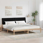 Bedframe 200x200 cm massief grenenhout bruin