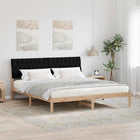 Upholstered Bed Frame Brown 180 x 200 cm
