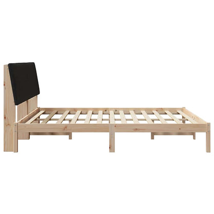Bedframe met hoofdeinde Bruin 180 x 200 cm Stof
