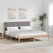 Bedframe massief grenenhout bruin 180x200 cm