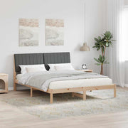 Bedframe 160x200 cm massief grenenhout bruin