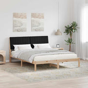 Bedframe 150x200 cm massief grenenhout bruin