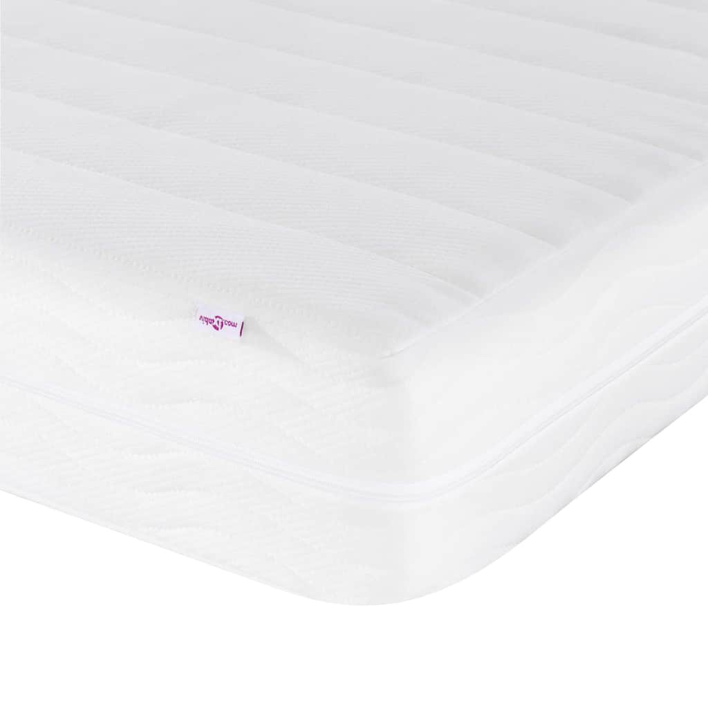 Hoekbedframe met Matras met hoofdeinde 2 st Grijs Fluweel
