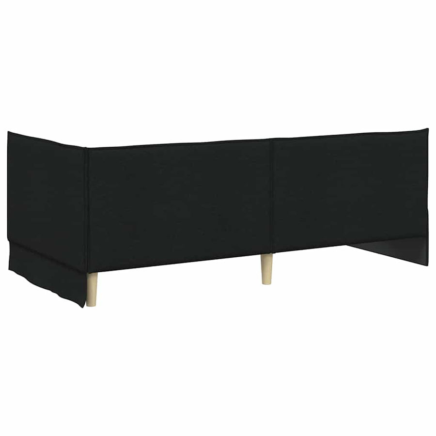 Hoekbedframe met Matras met hoofdeinde 2 pcs Groen Fluweel