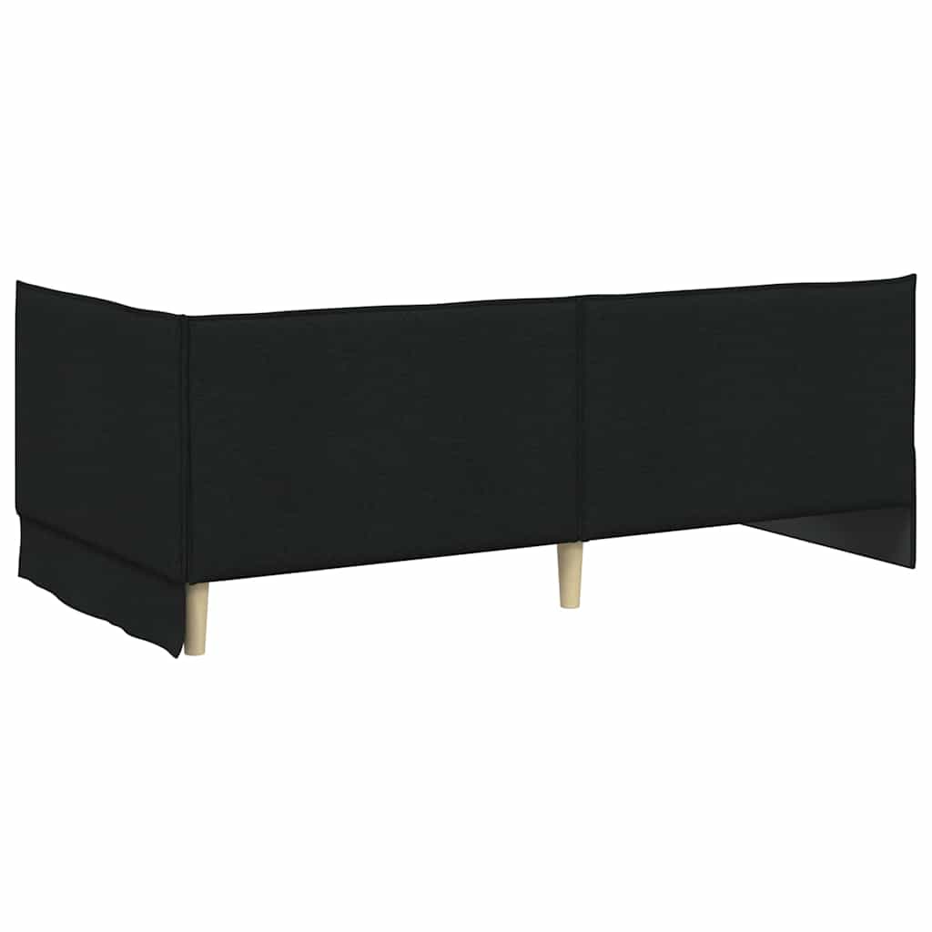 Hoekbedframe met Matras met hoofdeinde 2 pcs Groen Fluweel