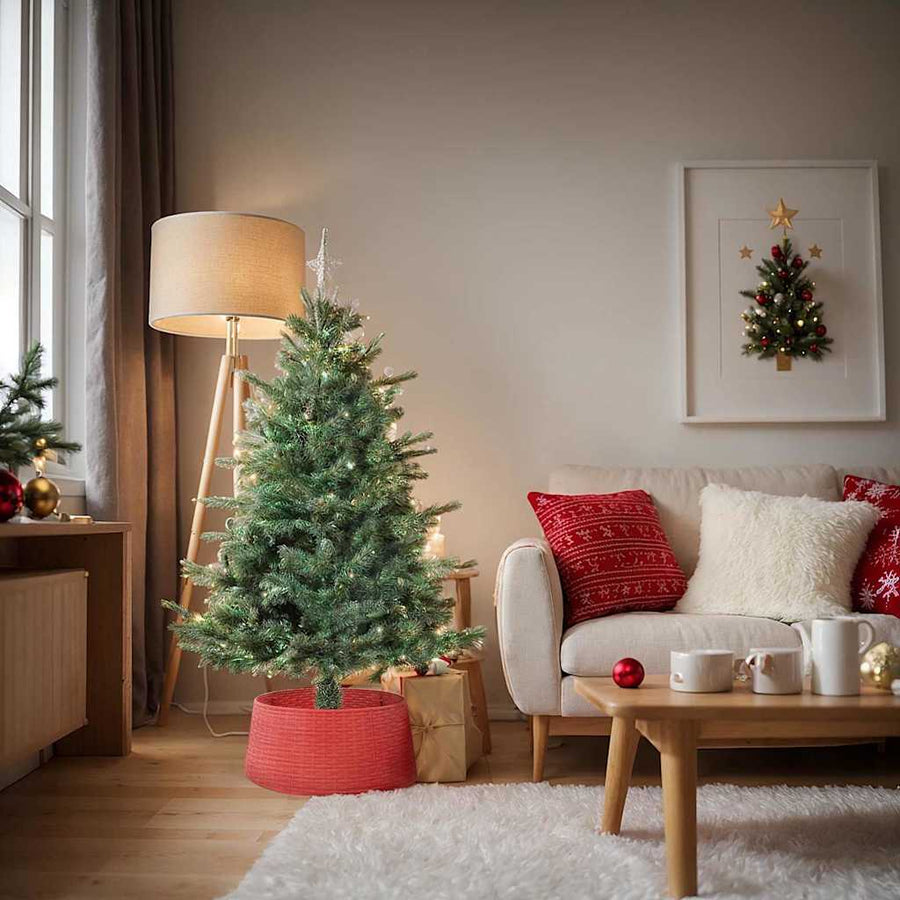Kerstboomrok Rood Ø 65 x 23 cm Kunststof