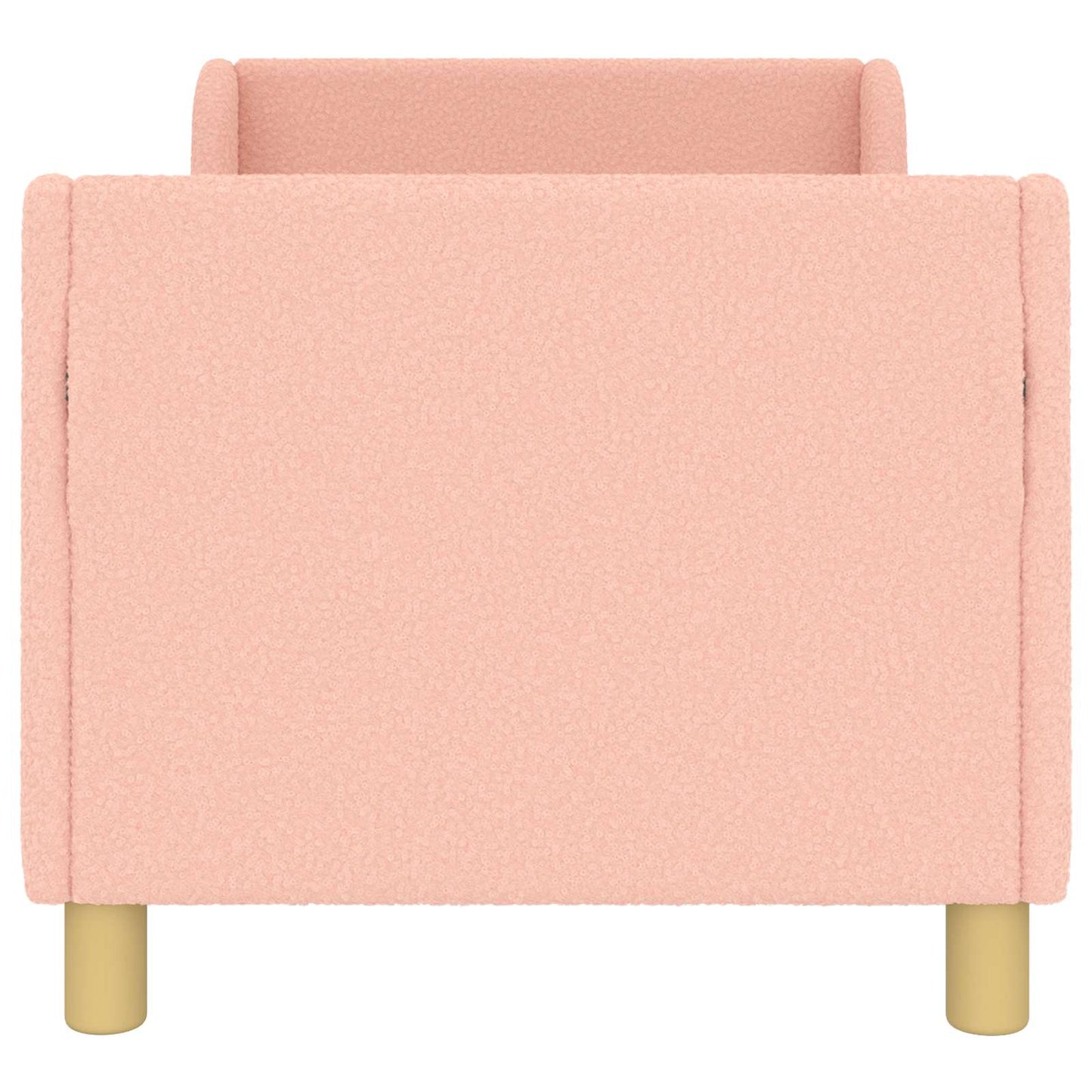 Peuterbedframe met hoofdbord Roze 70 x 140 cm Schapenstof
