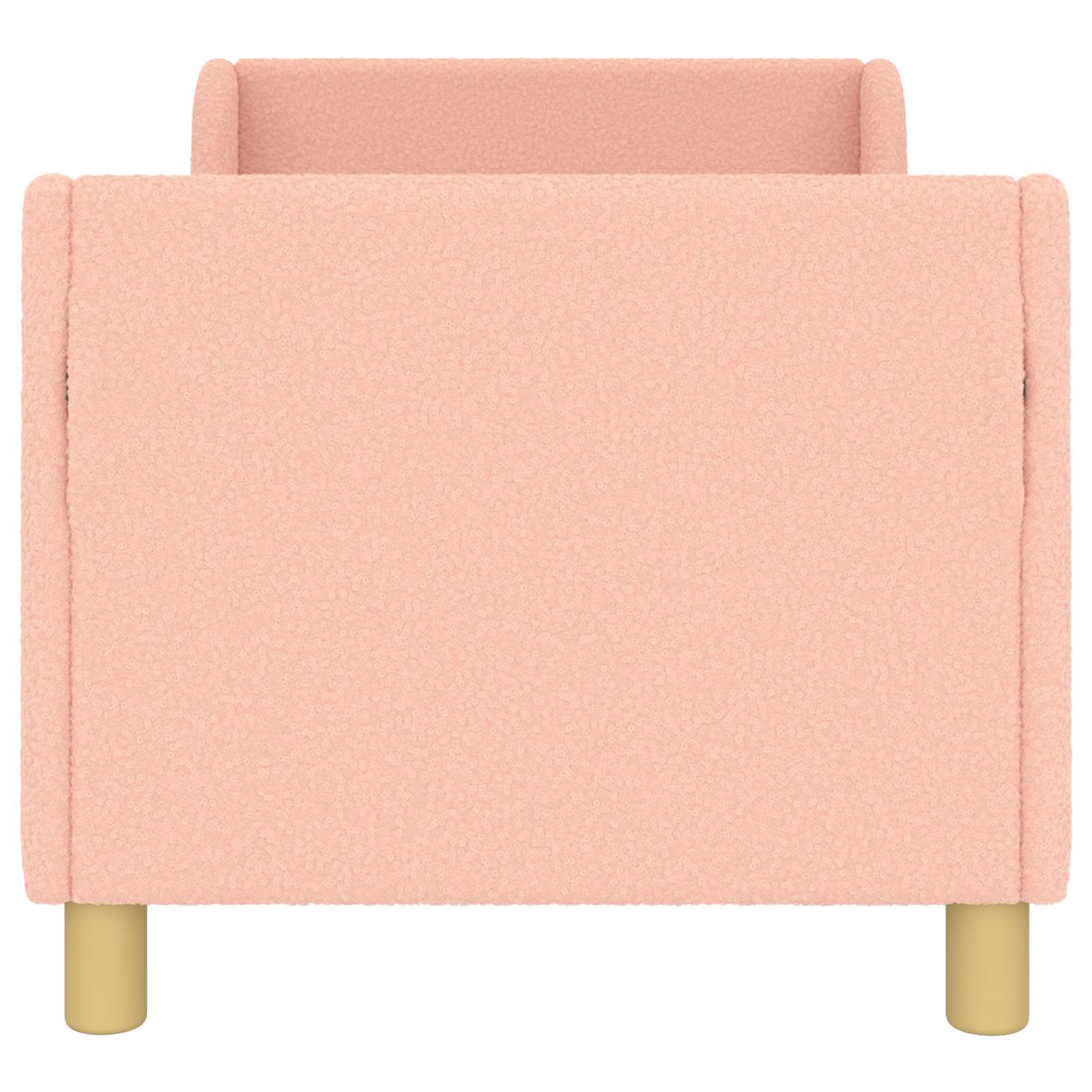 Peuterbedframe met hoofdbord Roze 70 x 140 cm Schapenstof