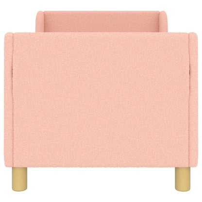 Peuterbedframe met hoofdbord Roze 70 x 140 cm Schapenstof
